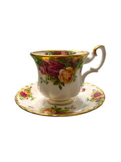 Royal Albert Old Country Roses Coffee Cup And Saucer - First Quality